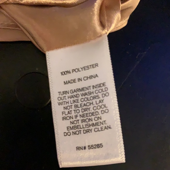 Sheer flowered skirt with lining - Picture 7 of 8